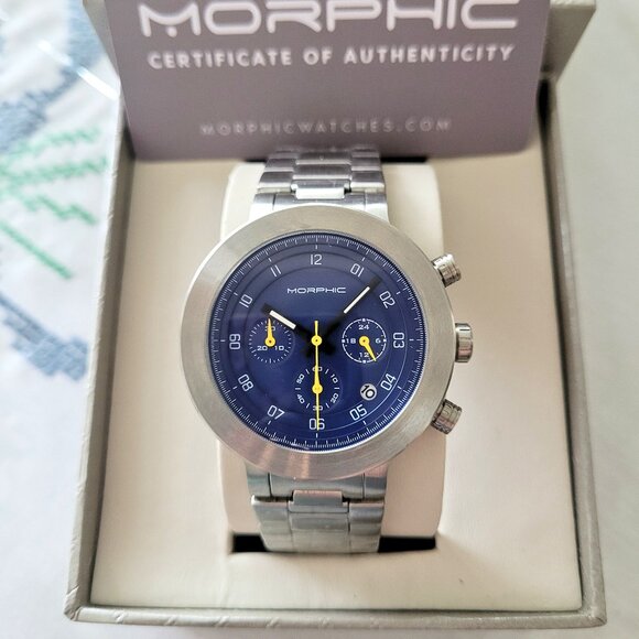 Morphic M78 Series Men's Chronograph Stainless Steel Watch - Picture 1 of 8